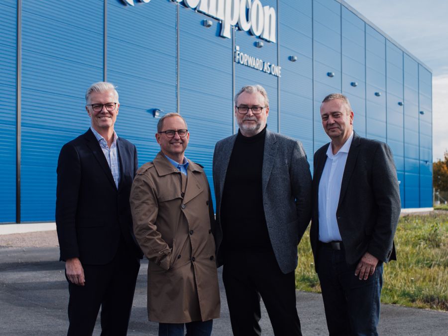 Nyheter Tempcon framför sitt lager.