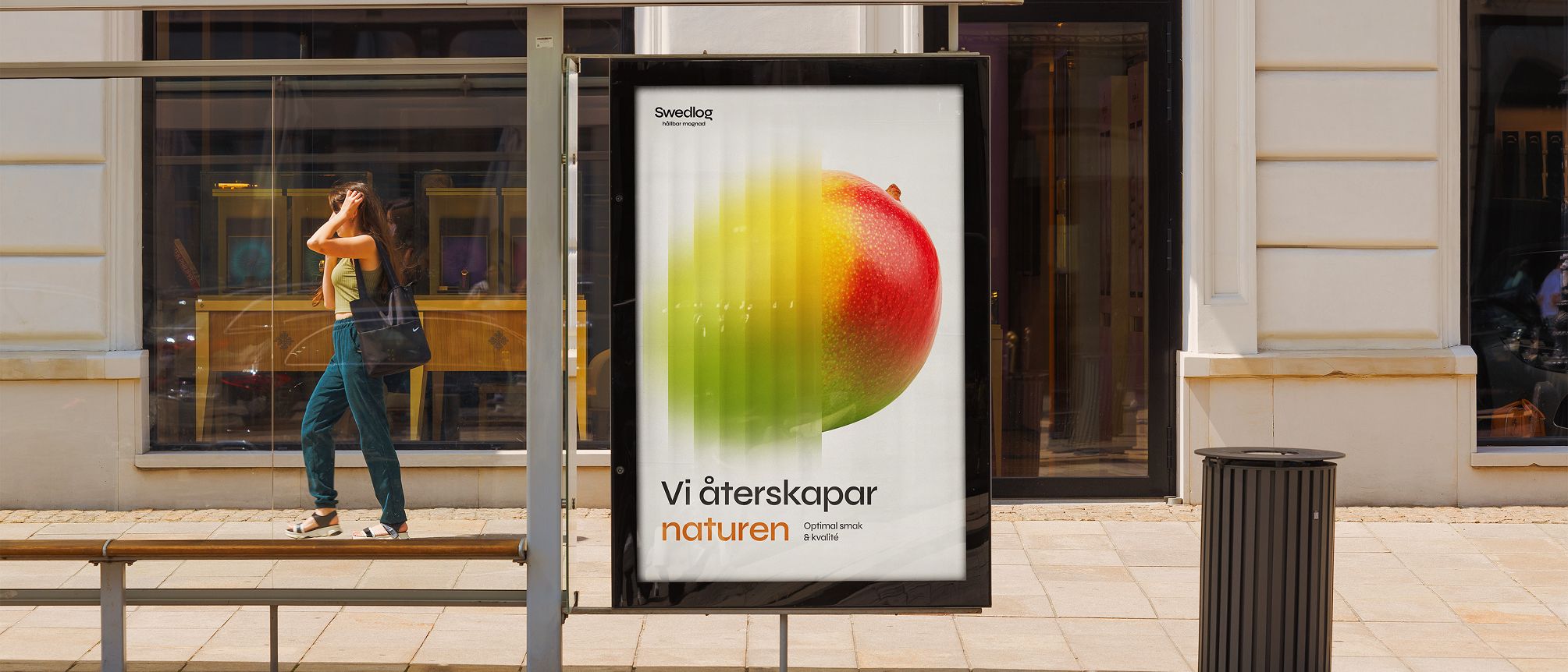 Poster-mockup Kammarna med Softripe-tekniken som mognar frukten.